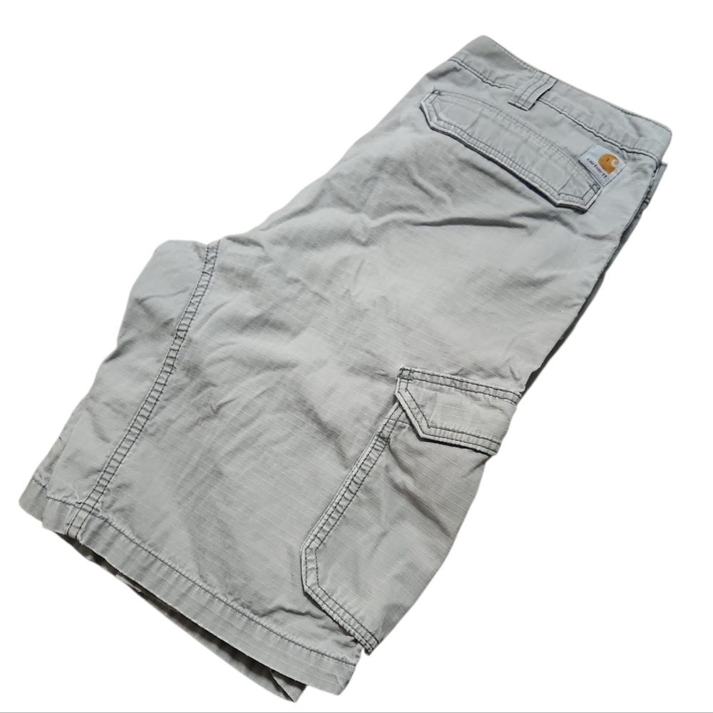 Carhartt Light Gray Cargo Shorts